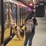 Subway Stunt Draws Attention/Rebecca Taskin via @SubwayCreatures
