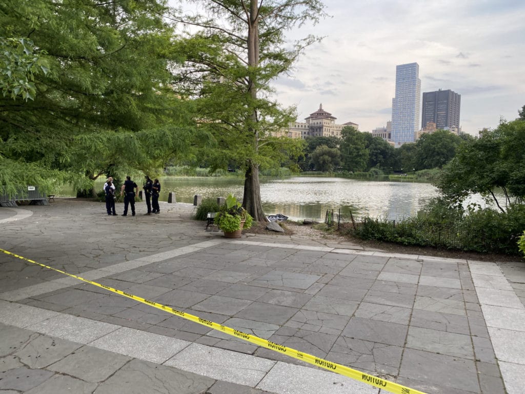 Police investigate drowning reported at the Harlem Meer