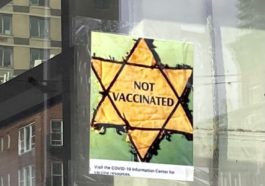 Anti-Semitic Anti-Vaccination flier posted on MTA building