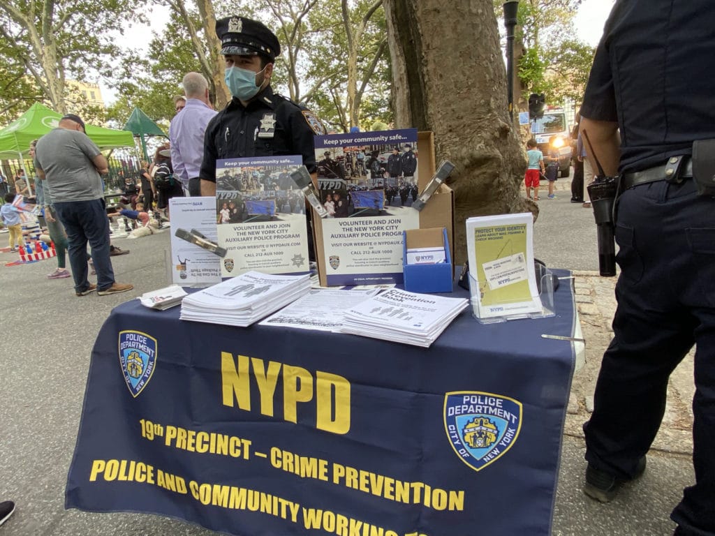National Night Out Against Crime at John Jay Park on the UES in 2021 | Upper East Site