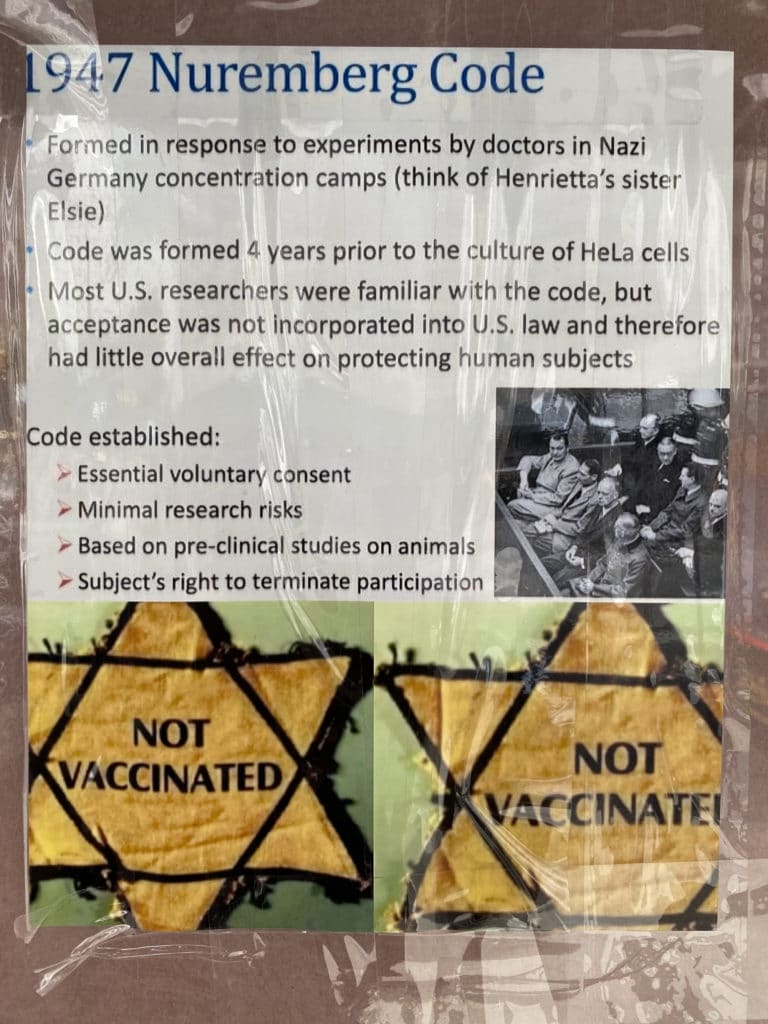 Anti-Semitic Anti-Vaccination Flier