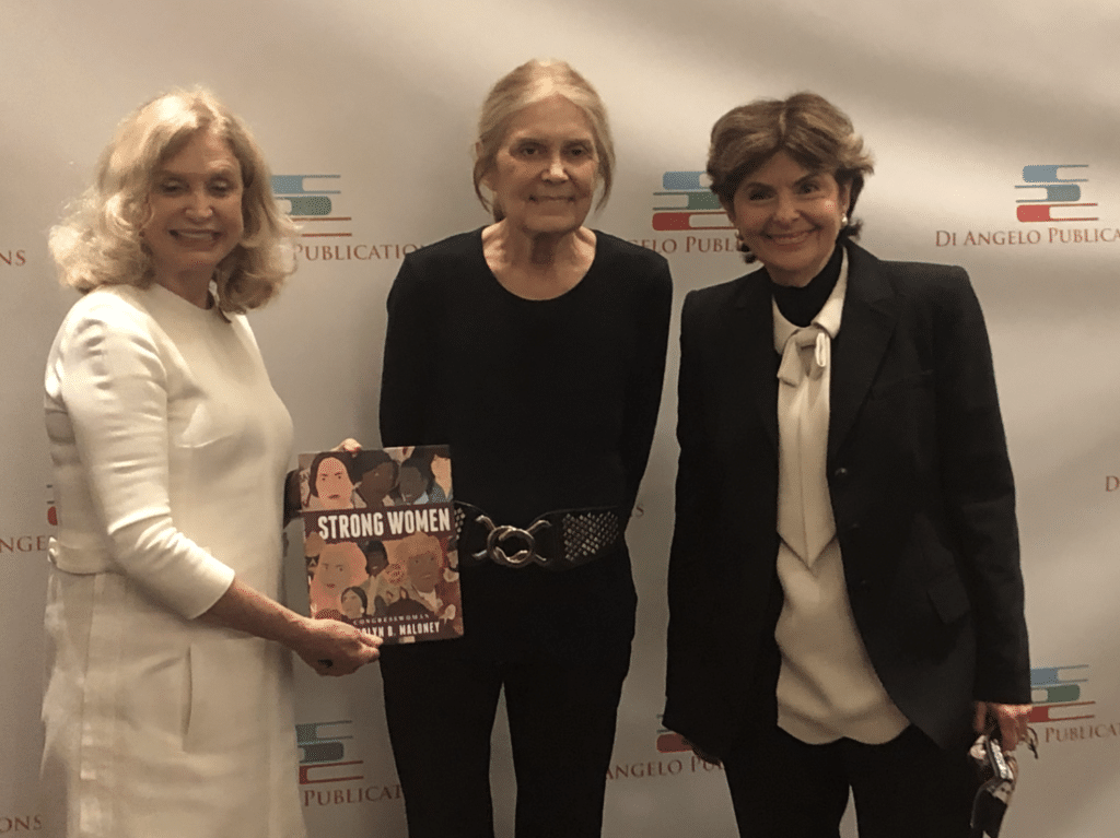 Rep. Carolyn Maloney, Gloria Steinem and Gloria Allred assemble for Womne's Equality Day/Shayna Gunn for Upper East Site