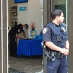 Officers investigate burglary at UES AT&T store/Upper East Site