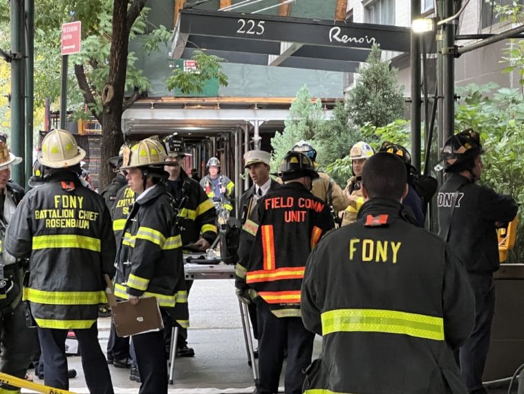 FDNY battles underground fire on East 63rd street/Upper East Site