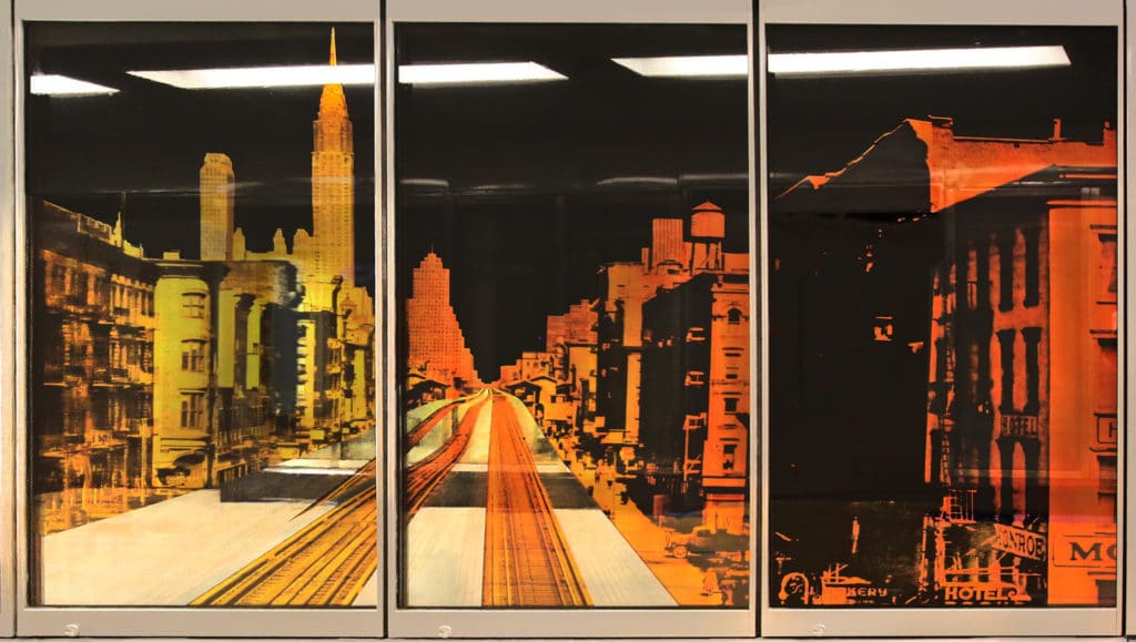 ‘Elevated’ by Jean Shin at the East 63rd St.-Lexington Ave. Subway Station