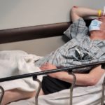 Curtis Śliwa diagnosed with broken arm at Lenox Hill Hospital/Nancy Sliwa