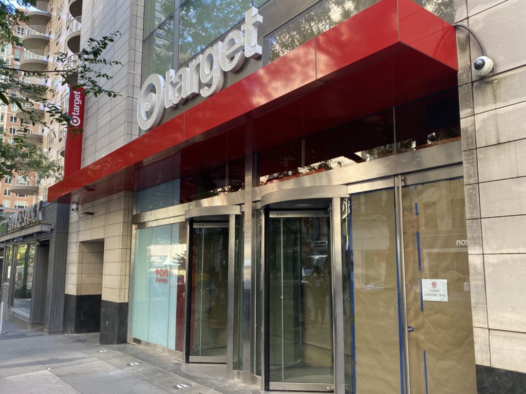 Signage complete at East 86th Street Target store/Upper East Site