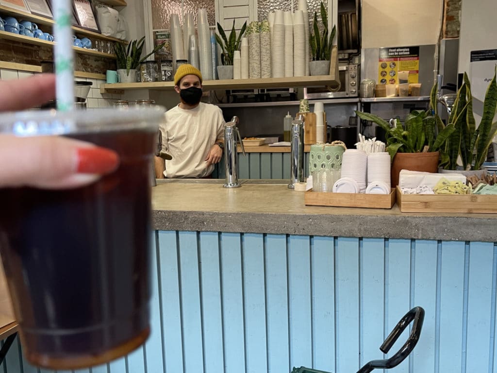 Hutch + Waldo makes one of the best iced coffees on the UES/Elizabeth Blasi for Upper East Site