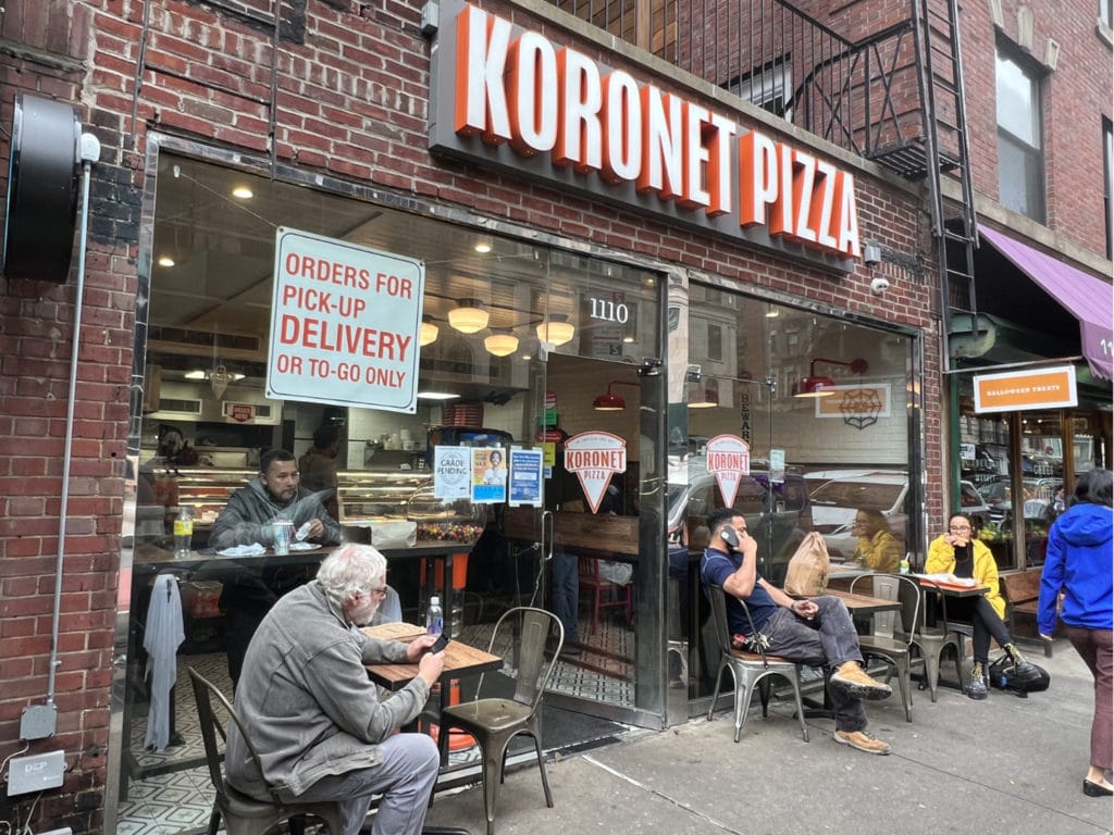 Koronet Pizza has the best jumbo slice on the UES/Upper East Site