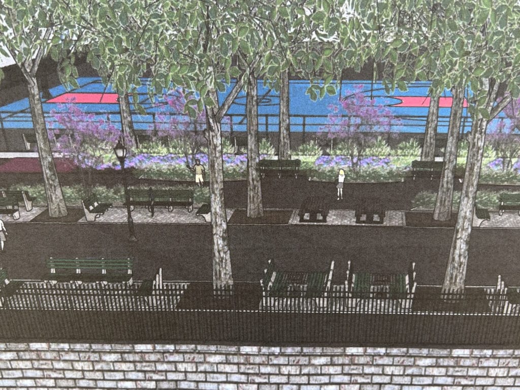 Renderings on display show improvements planned for John Jay Park/Upper East Site