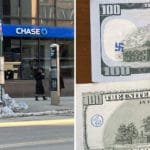 Woman received swastika-stamped cash from Chase bank ATM/Upper East Site, Robyn Roth-Moise
