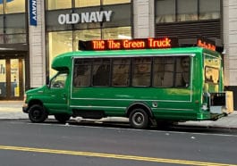Uncle Budd's weed bus on East 86th Street/Upper East Site