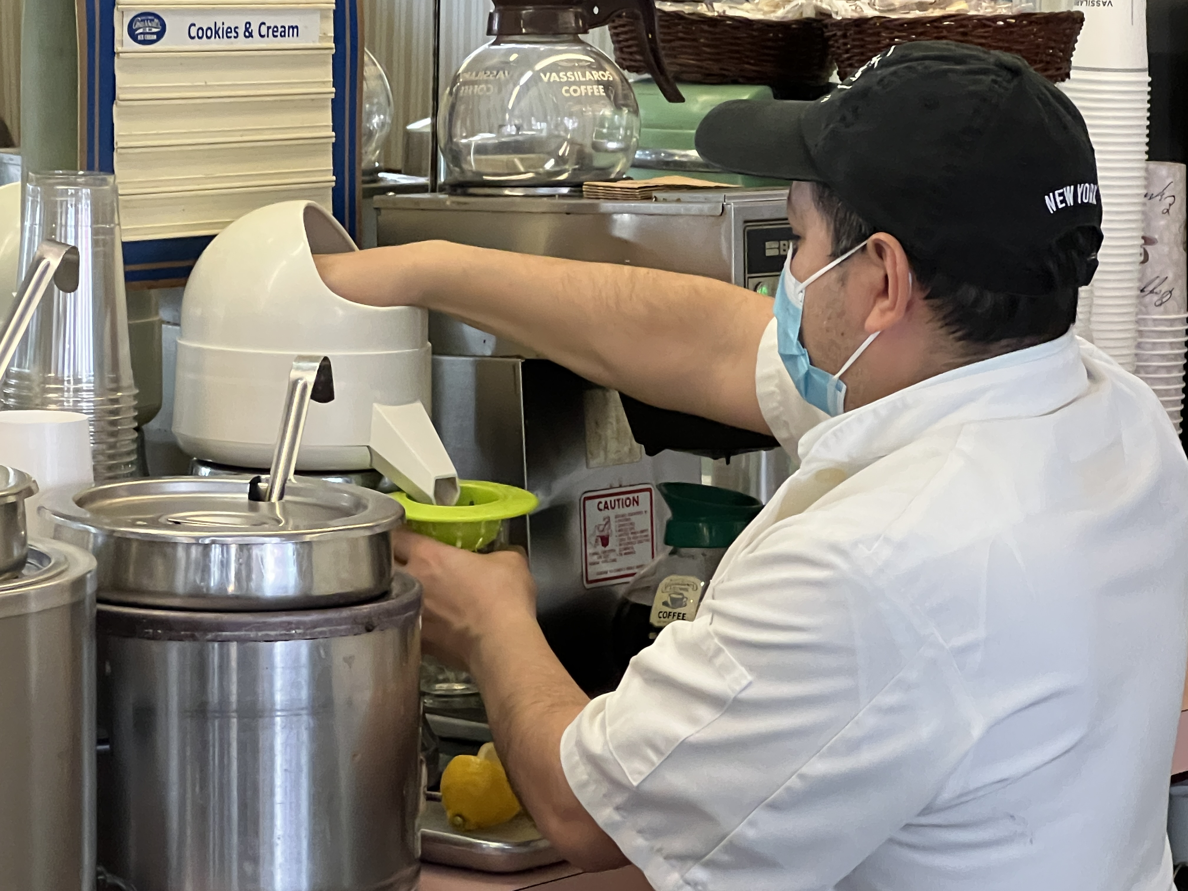 Fresh squeezed lemonade is made-to-order at Lexington Candy Shop/Upper East Site