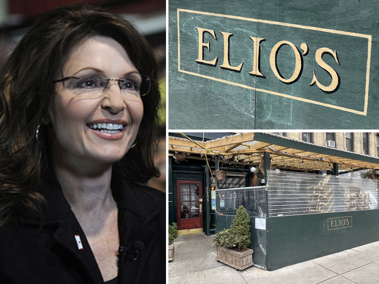 Former Alaska Gov. Sarah Palin tests positive for Covid after dining indoors at Elio's/Upper East Site