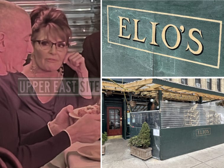 Former Alaska Gov. Sarah Palin dines at Elio's on the UES after positive Covid tests/Upper East Site