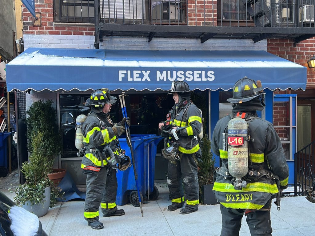 Fire at Flex Mussels leaves restaurant damaged/Upper East Site