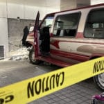 Van crashes through wall in MSKCC parking garage/Upper East Site