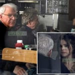 Steve Martin, Selena Gomez and Martin Short film 'Only Murders in the Building' at the Mansion diner/Upper East Site