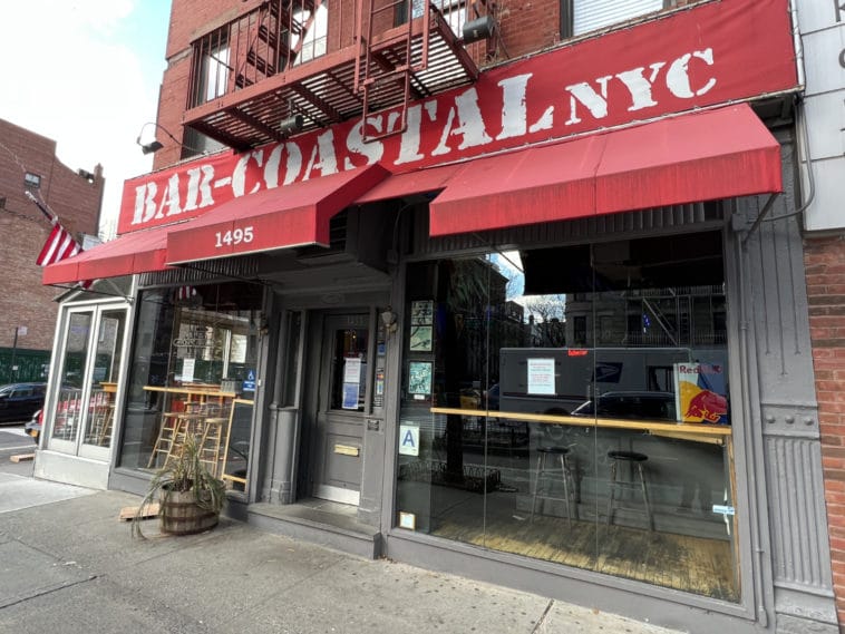 After more than a decade, Bar-Coastal NYC on the UES is closing/Upper East Site