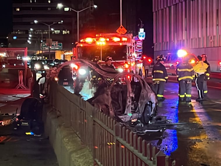 Two women killed in horrific fiery crash on the FDR Drive/Upper East Site