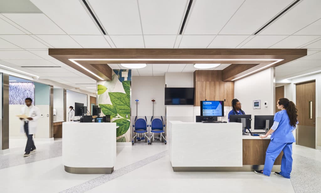 Expanded space at Mount Sinai's adult emergency department/Mount Sinai