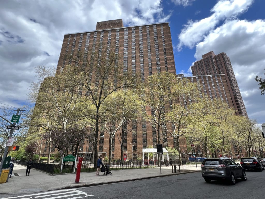 The new community refrigerators are located at NYCHA's Holmes Towers at East 92nd Street and First Avenue