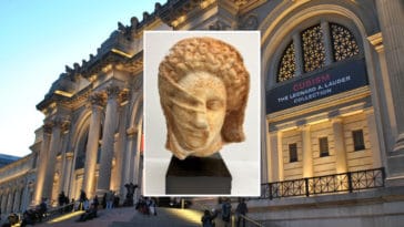 Stolen sculpture on display at the Met returned to people of Libya