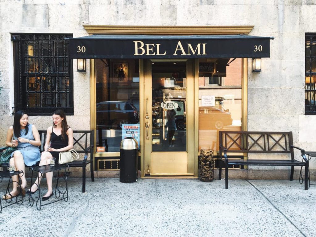 Bel Ami's original location on East 68th Street 