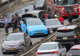 Audi with thirty speeding violations, Revel rideshare among four cars involved in FDR Drive crash/Upper East Site