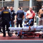 NYPD traffic agent struck by vehicle on Lexington Avenue/Andrew Fine