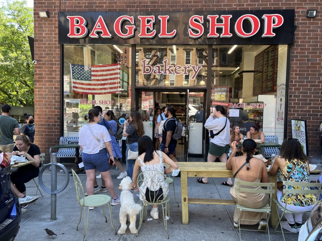 The Bagel shop is located at 1659 Third Avenue, at the corner of East 93rd Street | Upper East Site