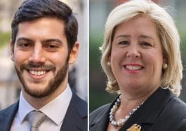 Alex Bores & Rebecca Seawright won their respective Democratic primary races | Alex Bores' campaign | Assembly Member Seawright's Office