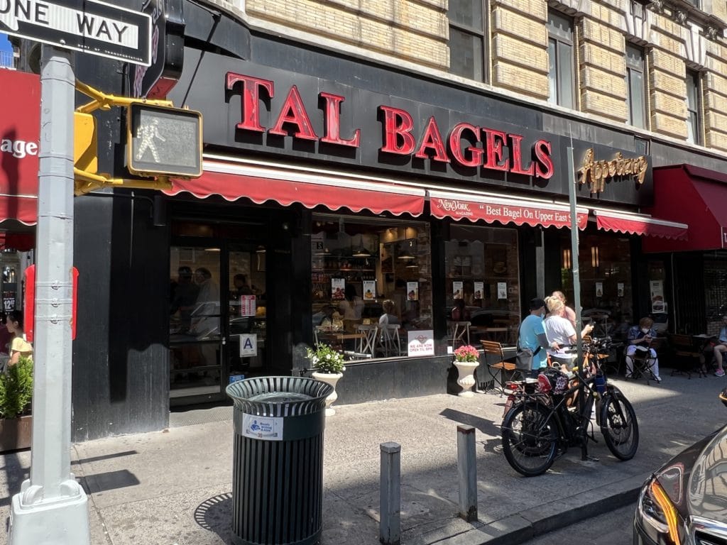 Tal Bagels is located at 1228 Lexington Avenue, at the corner of East 83rd Street | Upper East Site