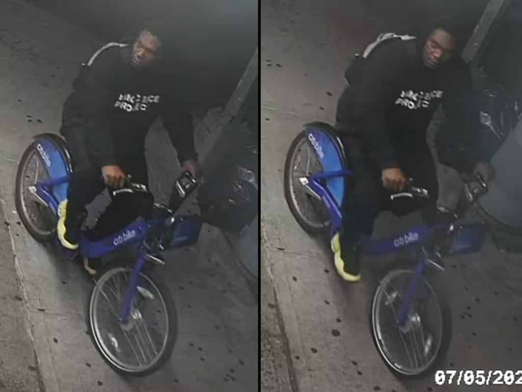 Suspect seen riding a CitiBike after the first stabbing, police say | NYPD