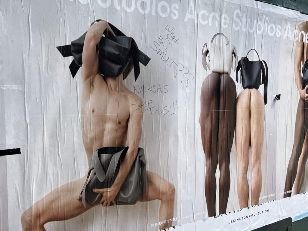 Neighbors fuming over cheeky ads featuring nude men posted on the Upper East Side | Upper East Site