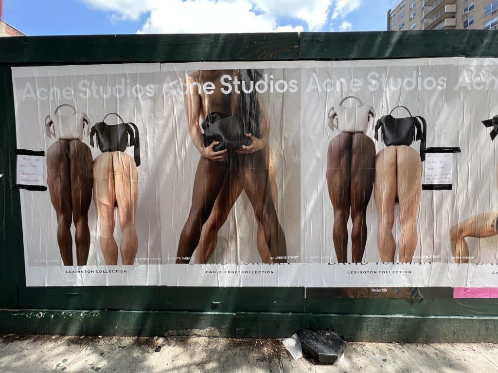 Neighbors fuming over cheeky ads featuring nude men posted on the Upper East Side
