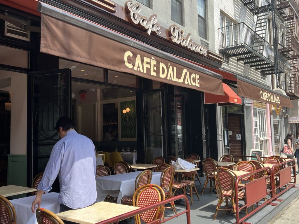 Cafe D'Alsace's new location at 1703 Second Avenue 