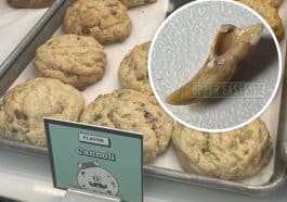 UES Couple says they found an animal tooth found in a cannoli cookie from Chip City | Upper East Site