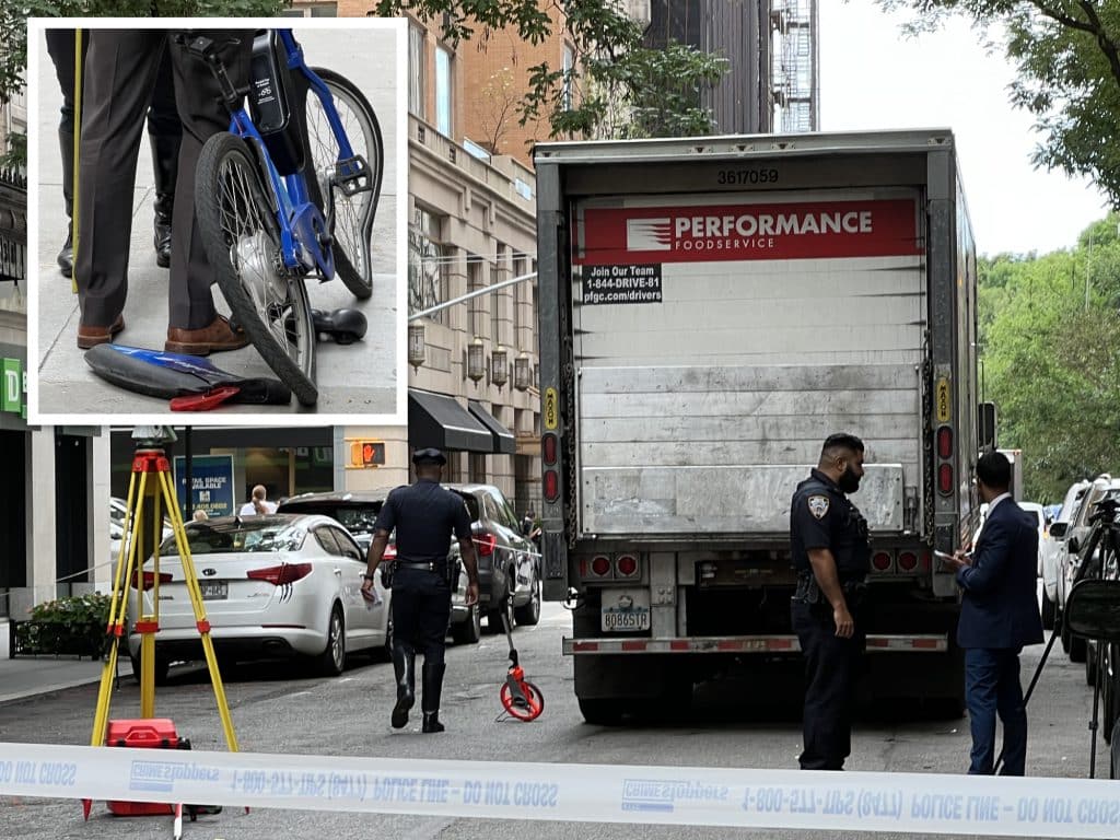 Woman on Citi Bike struck and killed by tractor trailer on the UES | Upper East Site