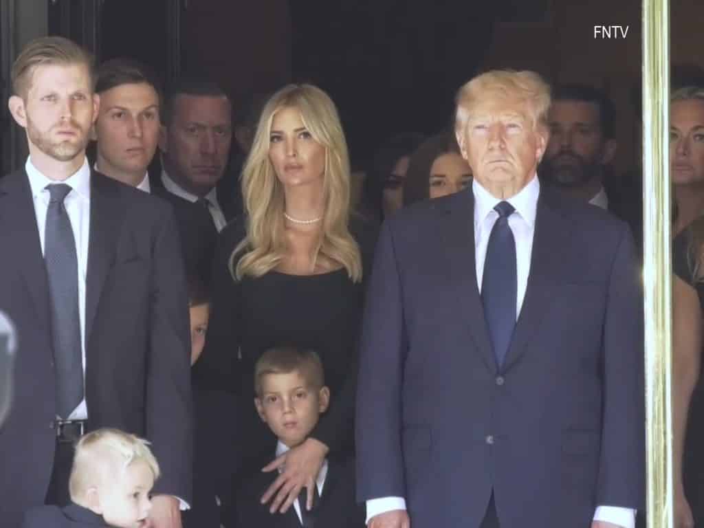 President Donald Trump and family say goodbye to Ivana Trump at UES funeral | Kevin RC Wilson/FreedomNews.tv, Upper East Site