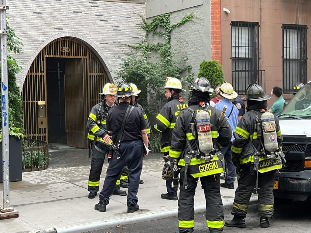 FDNY crews battle the fire that erupted on the fourth floor of 180 East 88th Street | Upper East Site