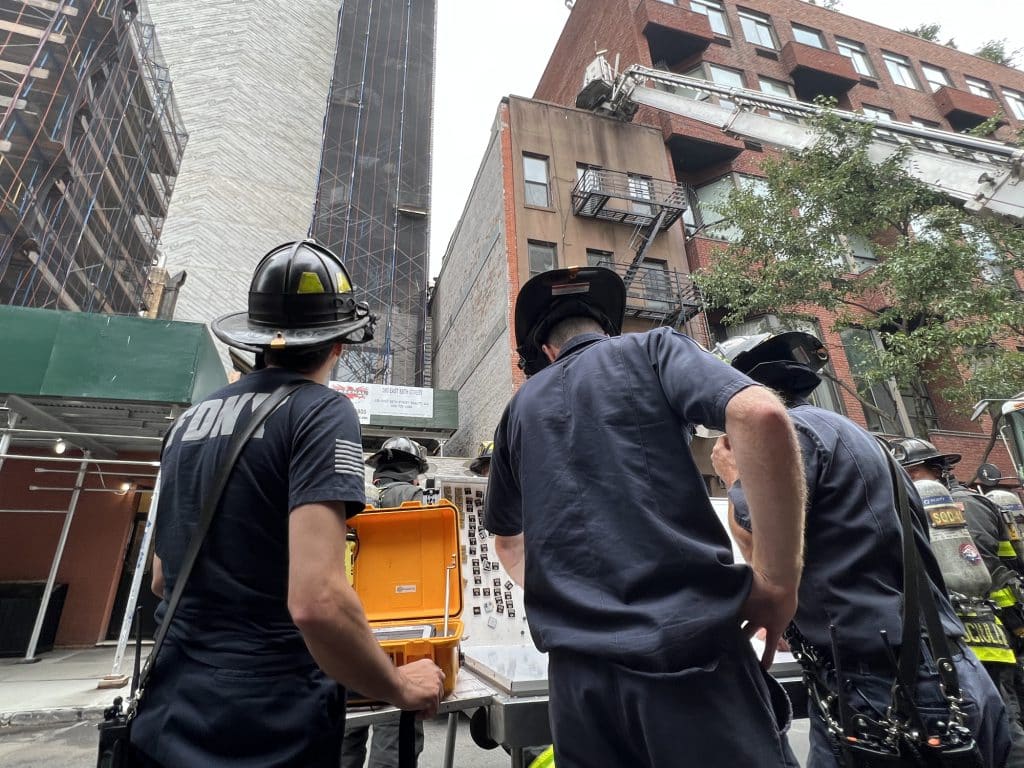 FDNY crews battle the fire that erupted on the fourth floor of 180 East 88th Street | Upper East Site