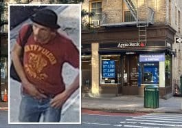 Police are searching for a fedora-wearing suspect wanted in connection with an Upper East Side bank robbery | Upper East Site, NYPD