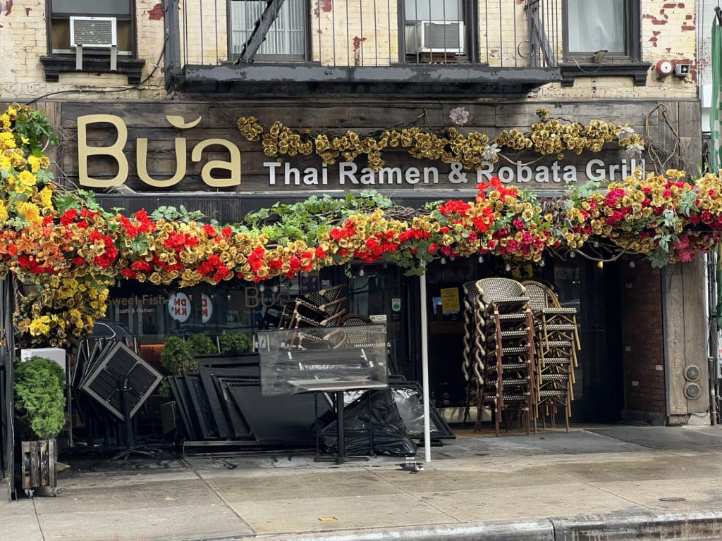 Bua Thai Ramen & Robota Grill is located at 1611 Second Avenue | Upper East Site