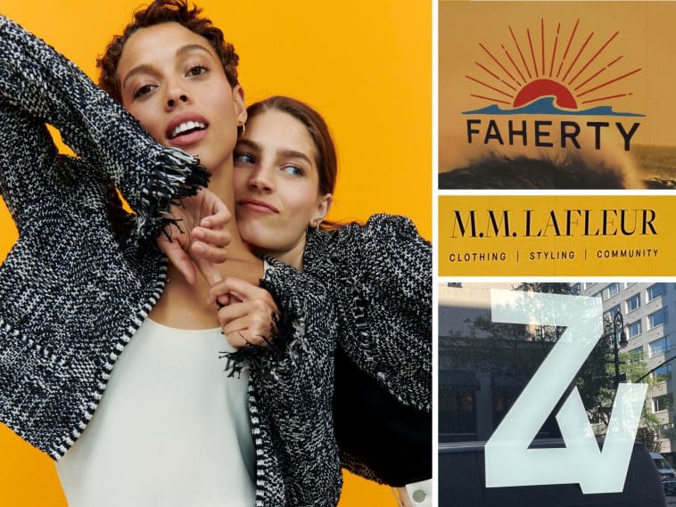 Outposts from M.M.LaFleur, Zadig+Voltaire and Faherty are set to open in the coming the months | Upper East Site (insets), M.M.LaFleur (main)