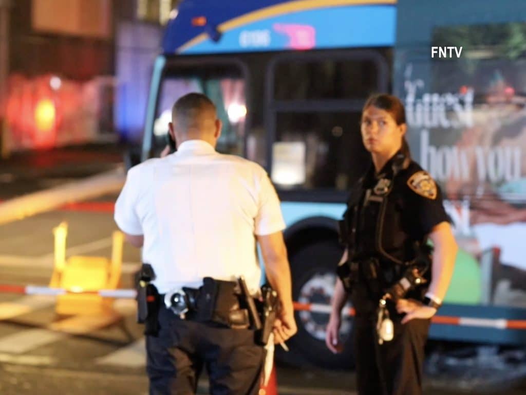 Police investigate MTA bus crash on Lexington Avenue