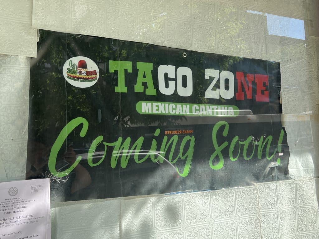Taco Zone serves has a full menu with meat dishes and vegan dishes | Upper East Site
