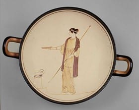 A White-Ground Kylix dating back to 470 BC was returned to Italy