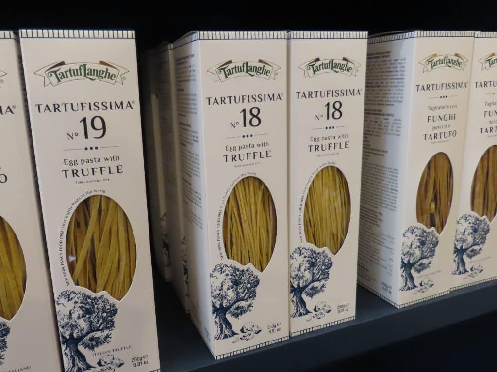TartufLanghe truffle pasta is one a Amin's favorite's