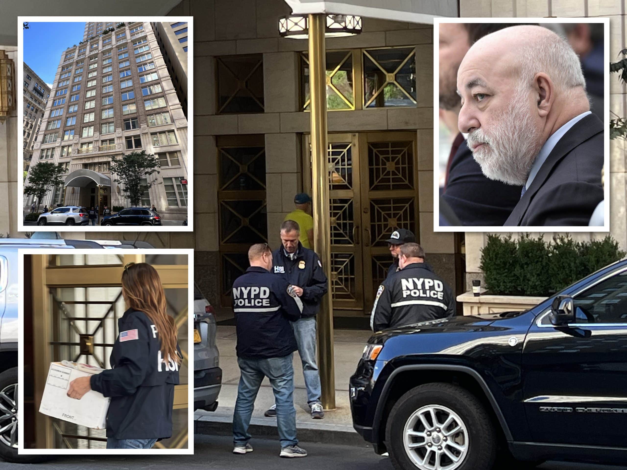 Federal agents with HSI and the FBI search 515 Park Avenue | Upper East Site